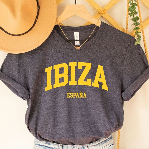 Camisa de Ibiza, Ibiza, Camisa de España, Camiseta de Ibiza, Regalo de Ibiza, Camiseta de viaje de Ibiza, Regalo de España, Camiseta de viaje a Europa, Vacaciones en Ibiza