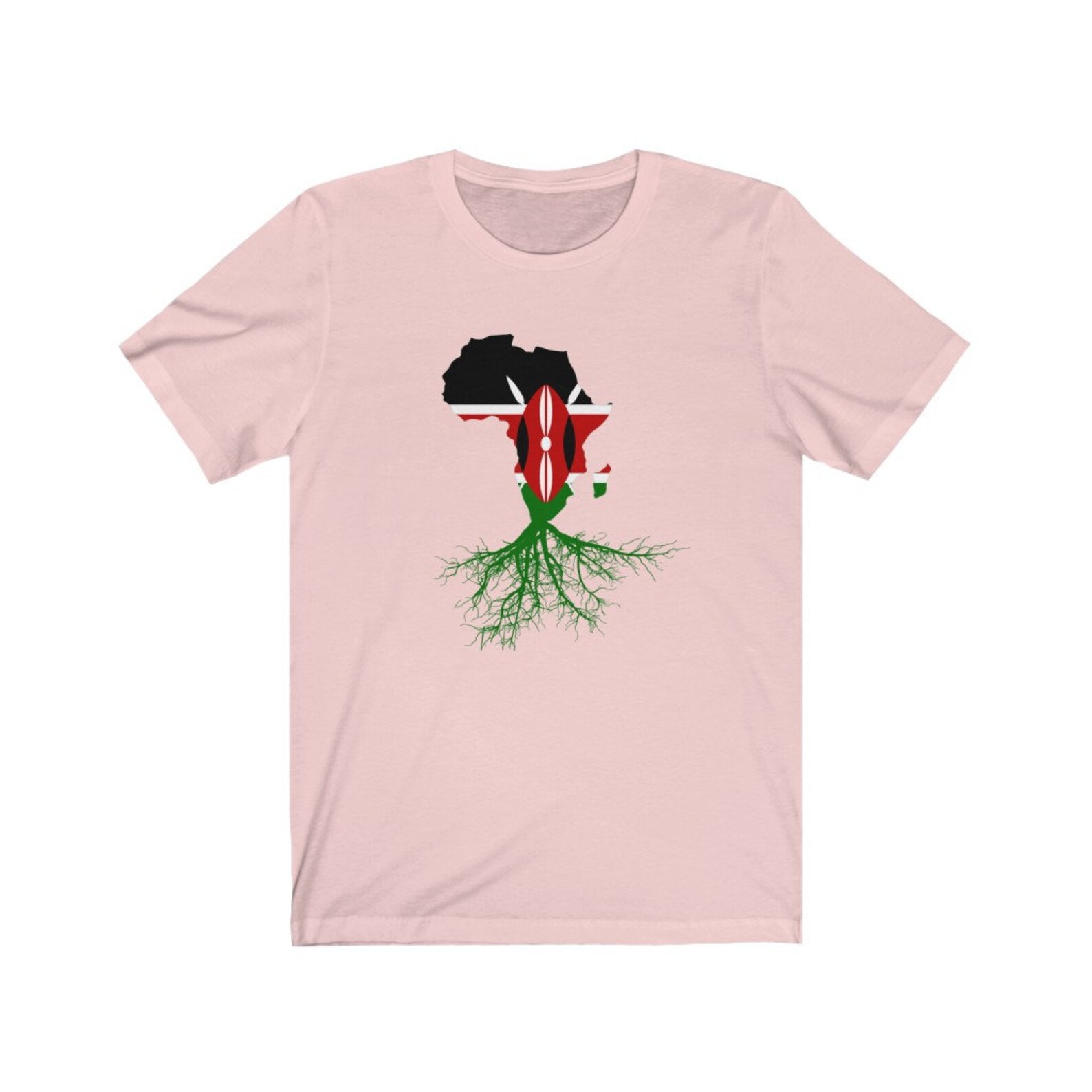 Kenya Shirt Kenya Shirt It's in My Dnakenyan Flag Etsy
