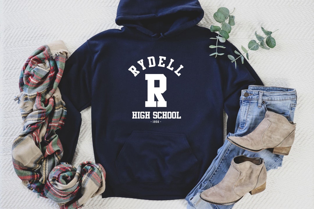 Funny T-Shirts For Women Rydell High School T Shirt - Grease Musical Movie 50s 70s John Travolta - AliExp Handmade V-Neck Funny T-Shirts For Men