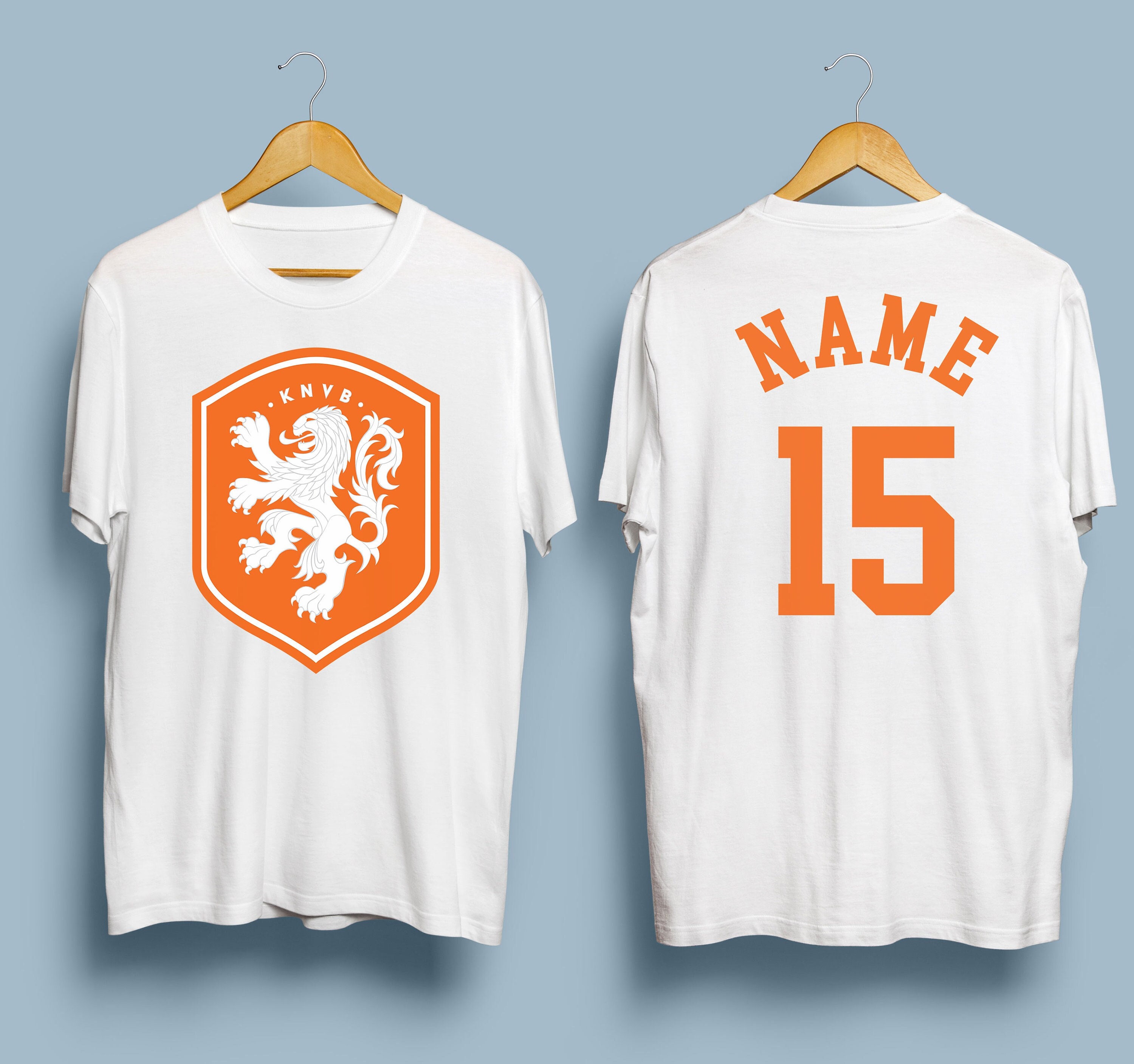 Stryker Netherlands Soccer Team Shirt Adult Orange Knvb (Small)