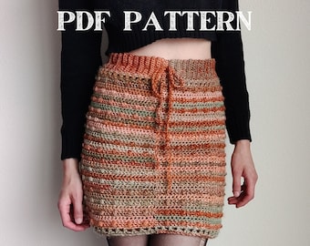 PATTERN - The Pixie Pebble Skirt- Crochet Pattern PDF