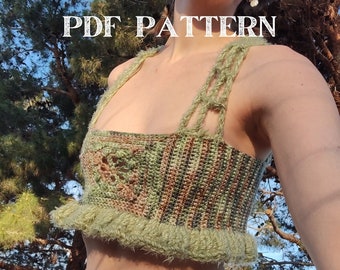 PATTERN - The Sylvia Top - Crochet Pattern PDF