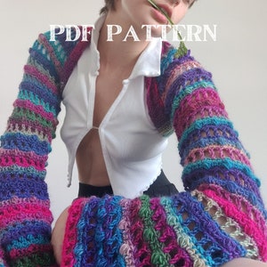 PATTERN - The Pixie Pebble Shrug - Crochet Pattern PDF