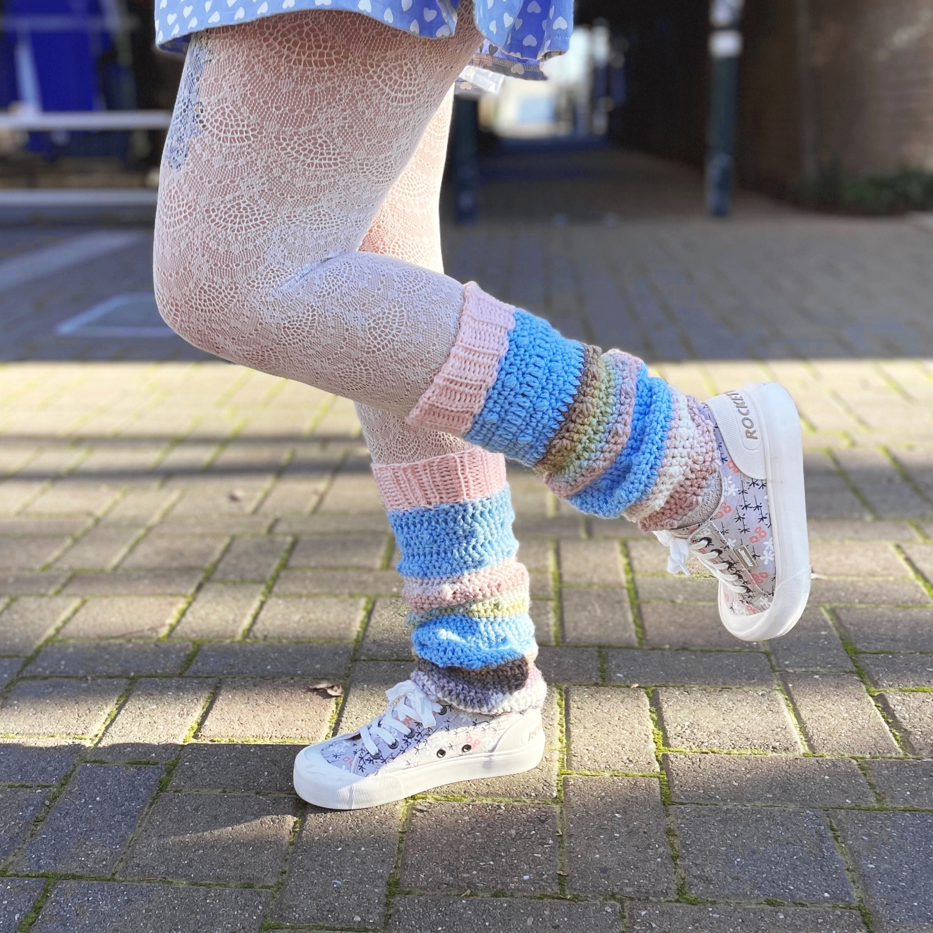 Pixie Pebble Leg Warmers- Crochet Pattern – Clover Needlecraft