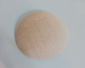 Buckram Pate for antique or modern bisque doll with open head