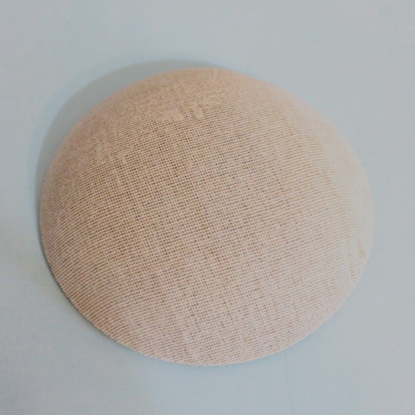 Buckram Pate for antique or modern bisque doll with open head