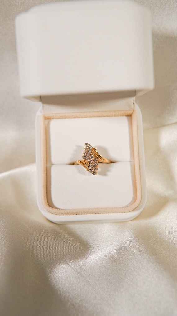 Estate Diamond Corsage Ring