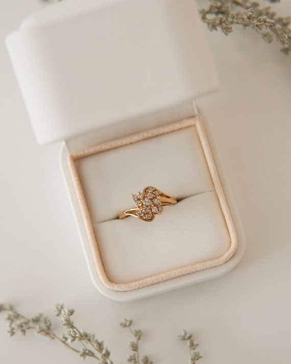 Estate Diamond Corsage Ring