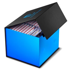 PSA-BGS-CGC Storage Case w/ Slots Option | Magnetic Flip Graded Card Slab Box Holder | Collector Nine
