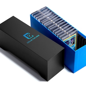 Aufbewahrungskoffer für One-Touch-Magnethalter mit Slots-Option | Sammelkarten-Box | Sammler Neun
