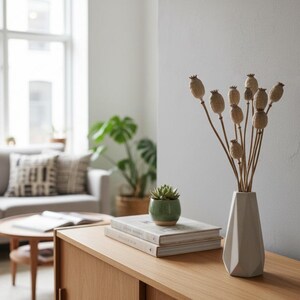 Concrete Handmade Vase for Dry Flower