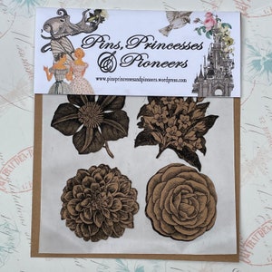 Vintage Flower Stickers