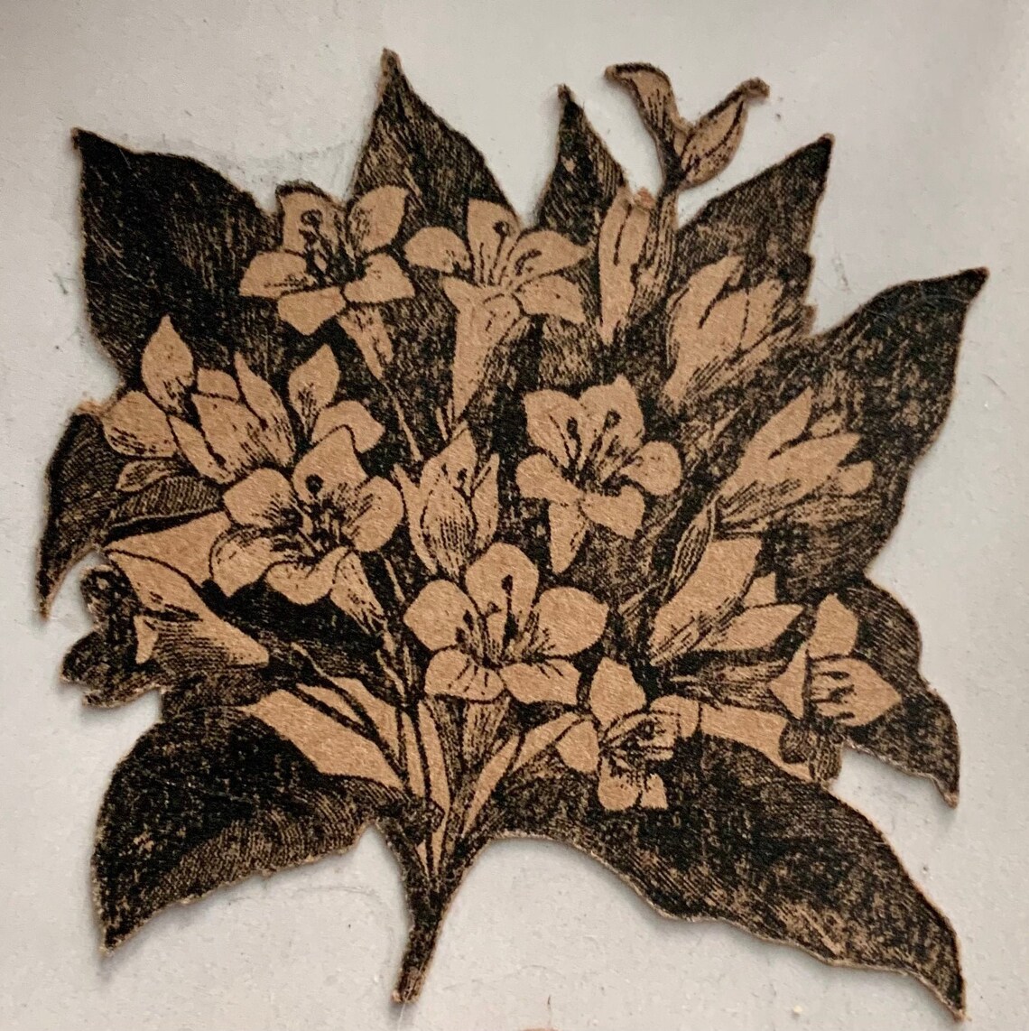 Vintage Flower Stickers Etsy