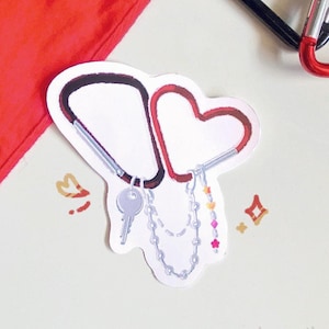 Lesbian Carabiner Sticker