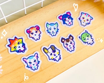 Pride Critter Stickers
