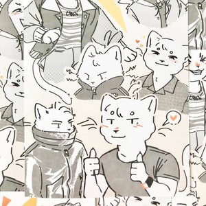 SVT: Woozi Furries Mini Lámina artística