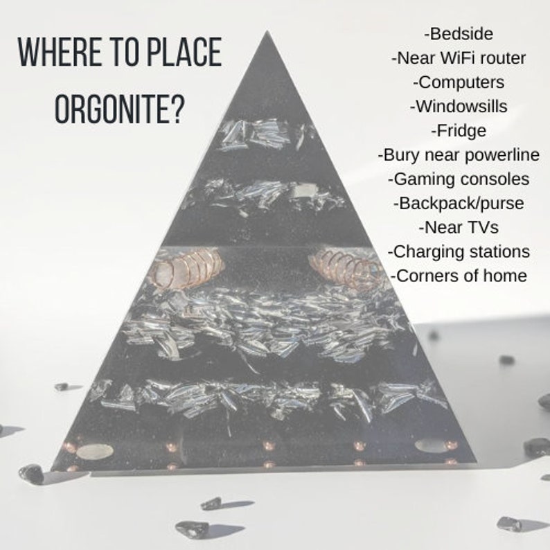 Handmade Orgonite Phone Disc with Shungite & Crystals – Resin Sticker for Phone, Laptop, or Pocket – Unique Tech Accessory Gift image 6
