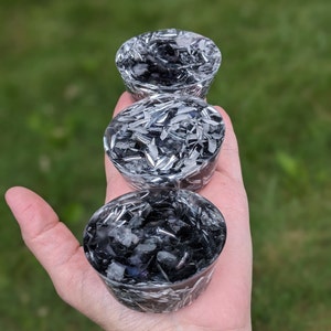 Handmade Orgonite Tower Buster – Crystal & Resin Art – Tech-Conscious Décor Gift – 5G Inspired Desk or Shelf Accent image 12