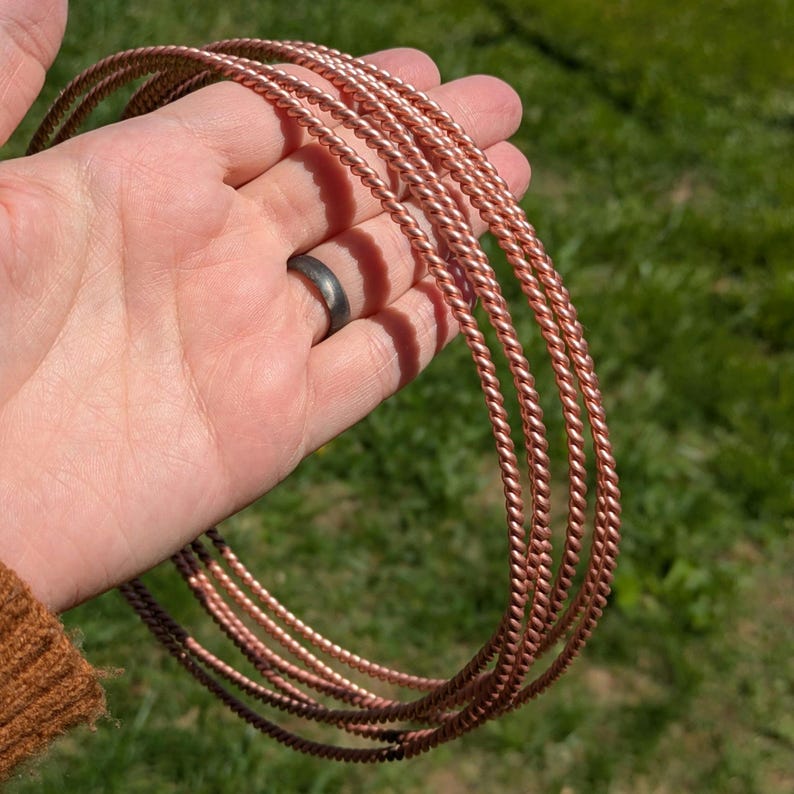 Tensor Ring Copper | EMF Ring Smart Meter Ring | Handmade Copper Energy ...