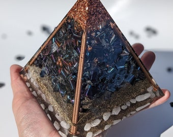 Orgone Pyramid For Energy Protection And EMF Shielding Energy Activation And Crystal Healing Properties Of Large Orgonite Pyramid Crystal