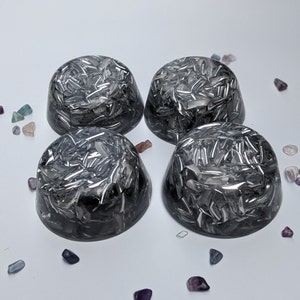 Orgonite Tower Buster for EMF Shielding | With Quartz, Fluorite, Shungite & Metal Shavings | Indoor Outdoor EMF Block | Handmade Tool For 5G
