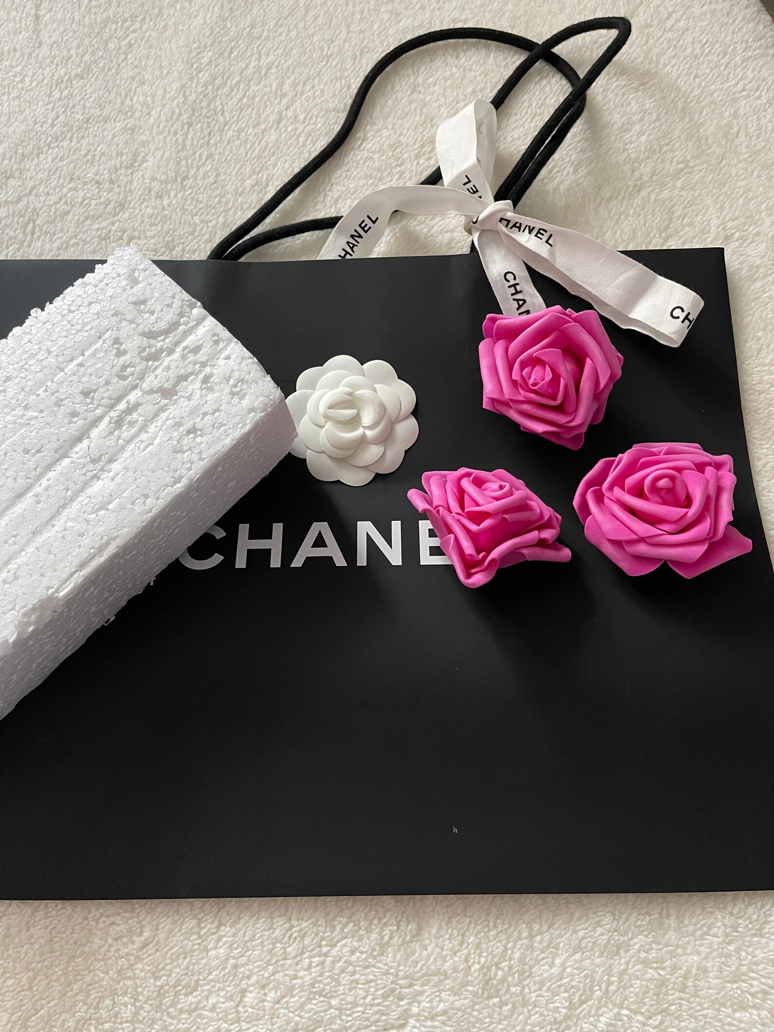 Flowersbag or Authentic shopping flower bag from luxury brand | Etsy