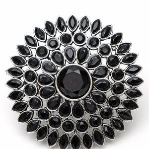 Zircon Ad Big Cocktail Oxidized Adjustable Stone Ring / Eternity ring/ Blooming flower ring/Finger Ring/ Vintage Ring/ Beautiful Flower Ring
