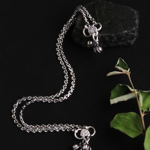 Bracelet Cheville Éléphant Argent - Bijou Pied Bohème En Corde Noire Pour Femme