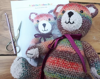 Traditional Teddy Bear Crochet PATTERN - PDF