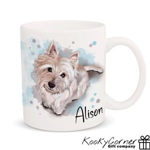 West Highland Terrier Mug, Westie Mug, Coffee Mug, Gift Mug, Dog Mug