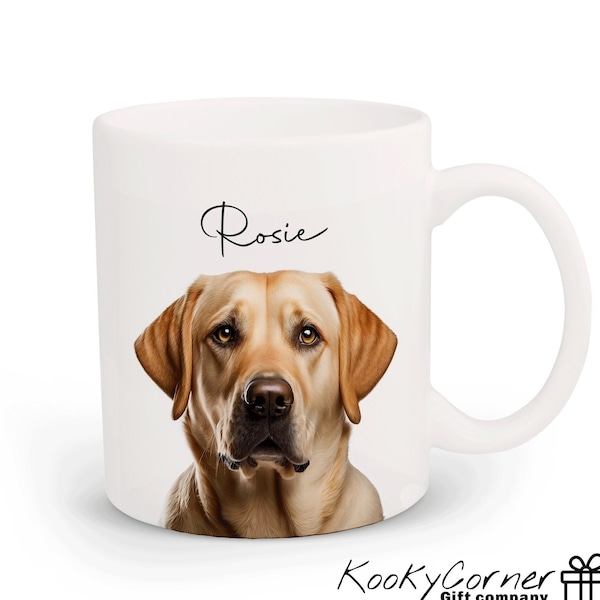 Labrador, Coffee Mug, Gift Mug, Personalised Mug, Name Mug