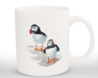 Puffin Mug, Coffee Mug, Gift Mug