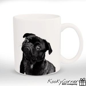 Mug chien carlin : Mug cadeau