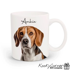 Personalised Beagle Dog Mug: Custom Coffee Mug