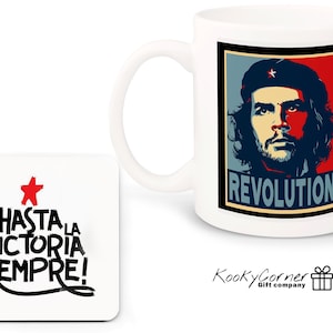 Che Guevara / Cuban Revolution Mug, Mug & Coaster Set Also Available, Coffee Mug - Made in the UK