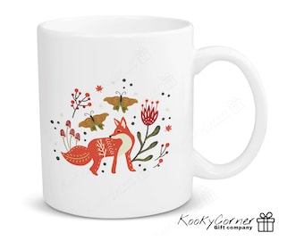 Folklore Fox, Coffee Mug, Gift Mug