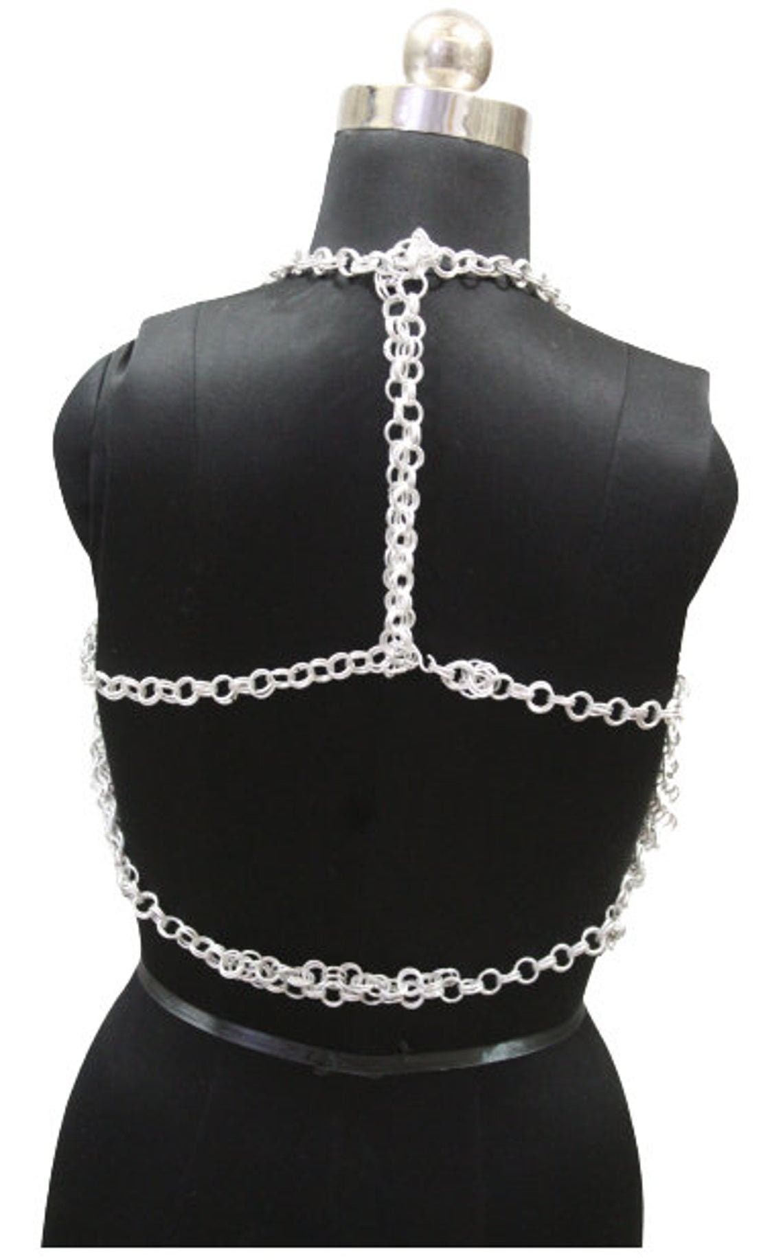 Chainmail Butted BIKINI Medieval Punk Goth Lingerie Cosplay Etsy