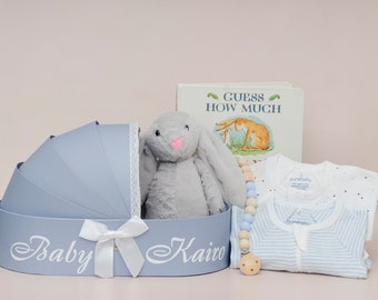 Newborn Gift Box, Personalised Baby Hamper, Baby Shower Gift, Luxury gift for baby, Baby Keepsake