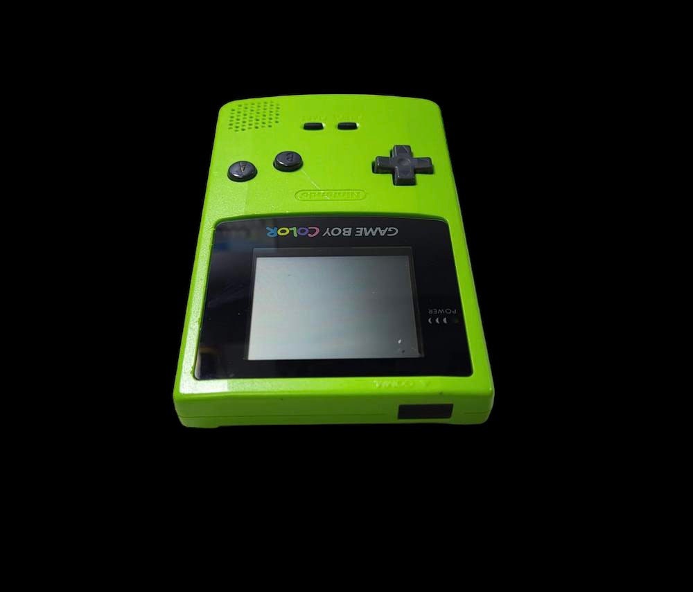 Vintage Nintendo Game Boy Color Lime Green Console Authentic Etsy Australia