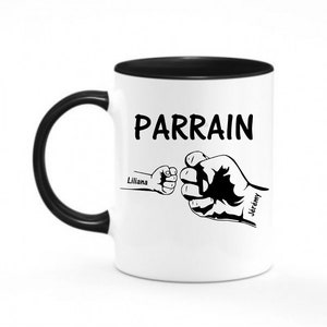 mug poing parrain Noir