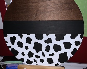 Hand painted Animal print door hangers