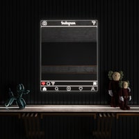 אינסטגרם | Секнное ноновое зеркало | דצמבר сални и госиной | LED/RGB многоцетный | Jмная alexa google home siri