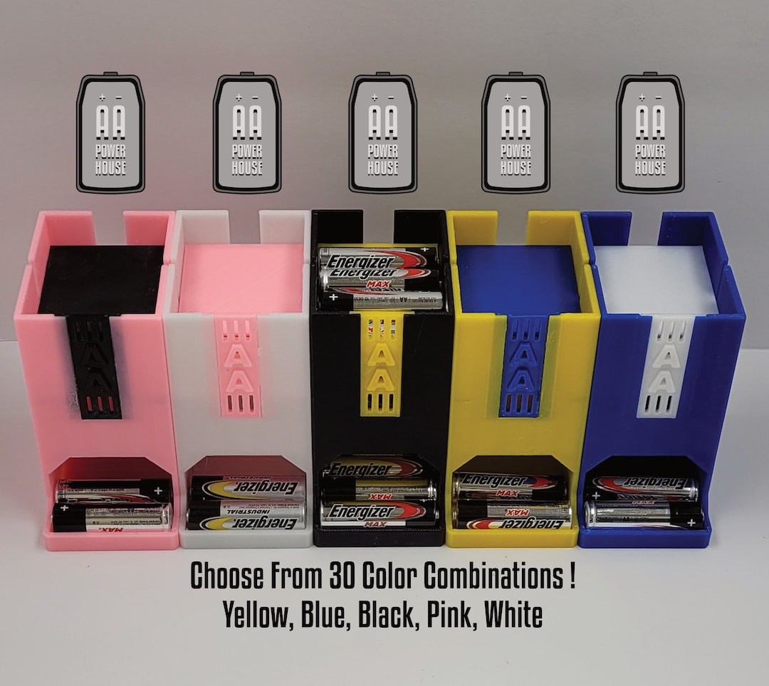 AA Battery Dispenser, 24 AA Batteries, Made to Order, Mixandmatch
