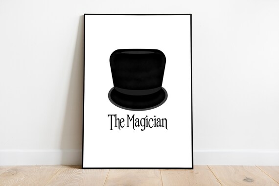 The Magician Printable Digital Download SVG PNG JPEG - Etsy