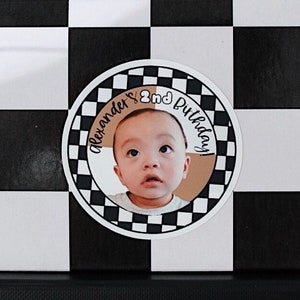 Personalized Round Stickers, Custom Birthday Stickers, Your Photo Stickers, Kids Birthday Stickers, Birthday Favor Sticker, Photo To Sticker