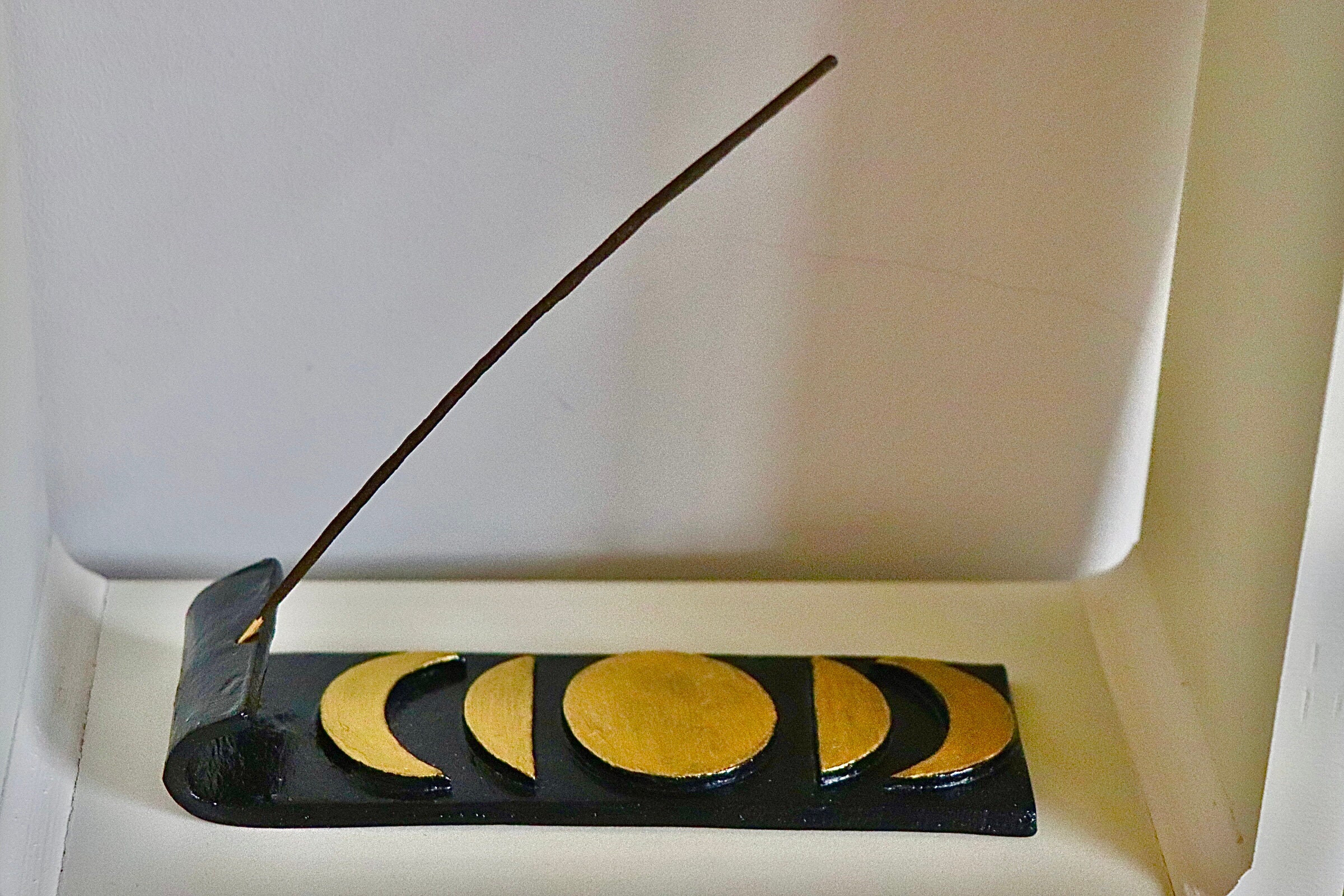 Handmade Clay Incense HolderMoon Incense BurnerMoon Figure Etsy