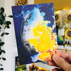 Premium Postkarte | Das innere Kind – Zauberhafte Illustration für dein Zuhause | Geschenkidee für Erwachsene & Kinder
