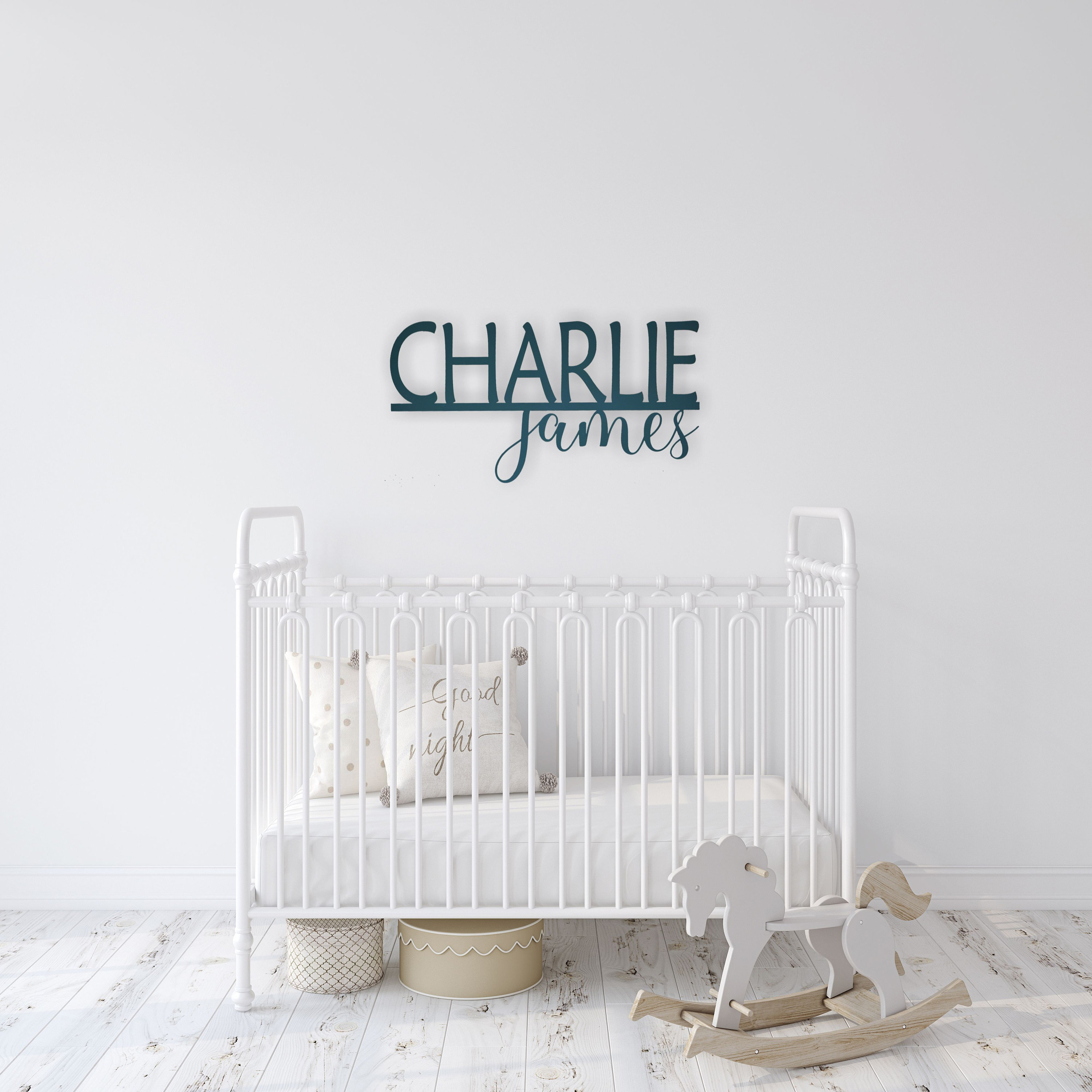 PERSONALISED WOODEN NAME Nursery decor Children's Etsy