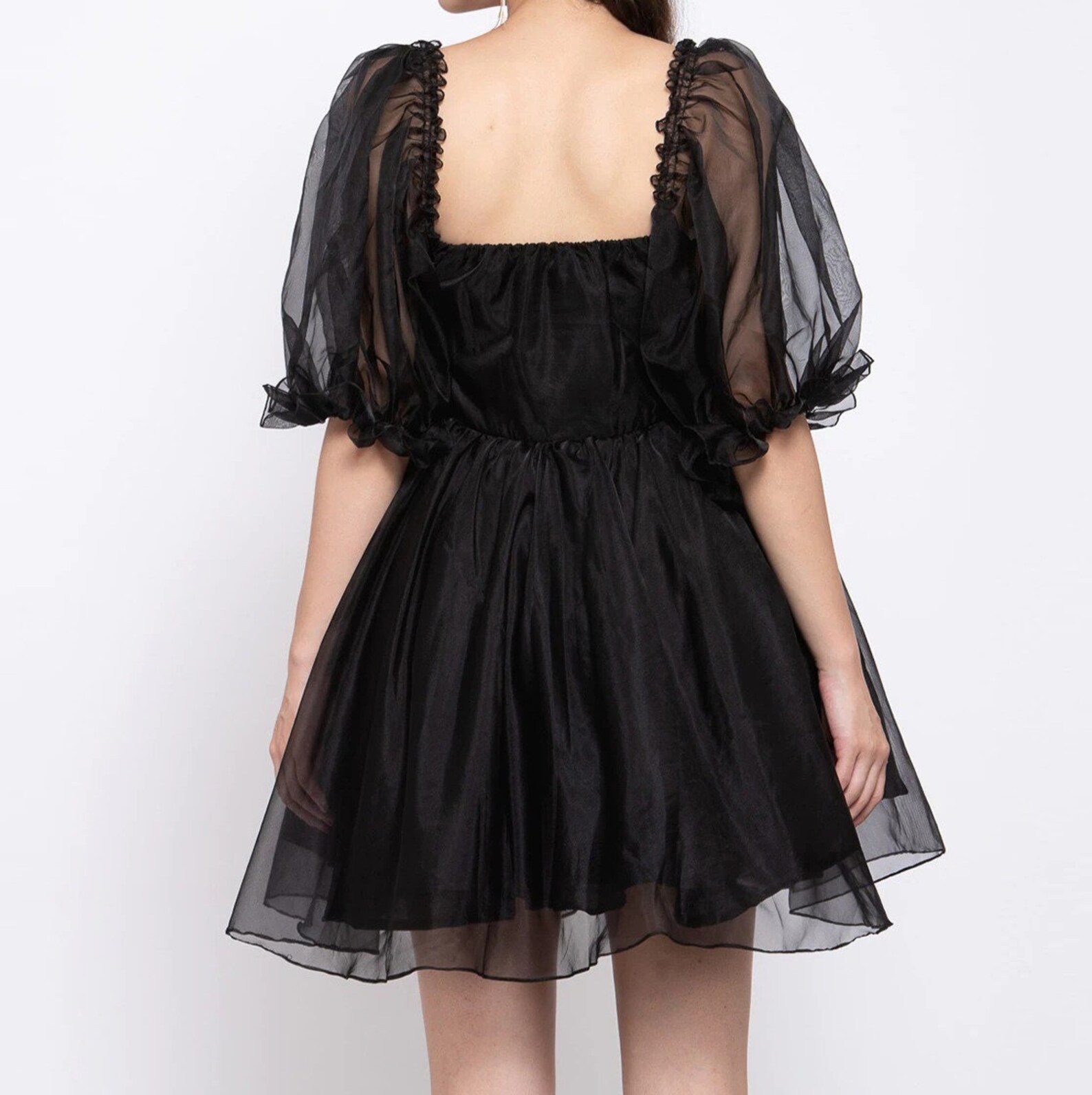 Organza Puff Dress Puff Dress Puffy Dress Fluffy Dress Etsy