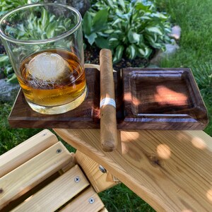 Whiskey and Cigar Coaster